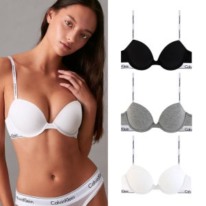 [캘빈클라인 언더웨어] CK 여성 모던 코튼 데미 브라 QF7936 3종 택1