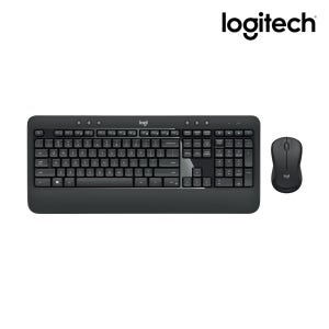 [국내정품] 로지텍코리아 MK540 무선 키보드 마우스 세트, 손목받침대일체형키보드, 양손사용가능한 좌우대칭형 마우스
