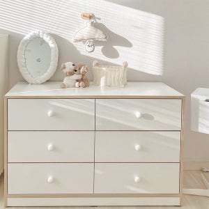 나누벨 에코리 E0 광폭 속깊은 3단 와이드 서랍장 체스트 틈새 옷 서랍장 1200