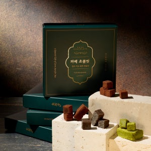 유화당 파베 초콜릿 4종 밀크 다크 말차 흑임자