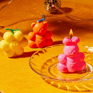 [위글위글] 미니 캔들 3종 세트 - Wiggle Friends