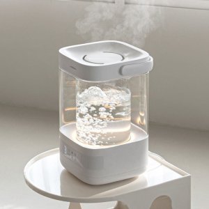 저소음 무드등 가열식 가습기 복합식 가열 UV 살균 가습기 4L