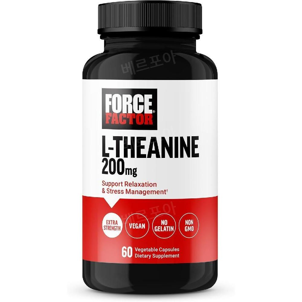 포스팩터 L 엘 <b>테아닌</b> <b>Theanine</b> 200mg 60캡슐