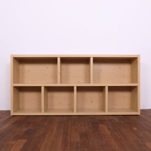 아레다 35T 와이드 2단 가로 낮은 책장 1800 폴리