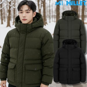 밀레 헤비다운 자켓 구스 남성 중량 후드탈부착 아웃도어 에베레스트 K2 한라산