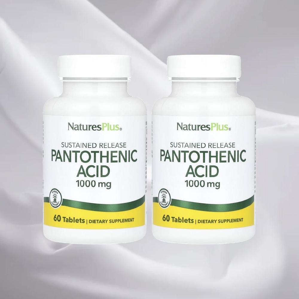 <b>네이처스플러스 판토텐산</b> 비타민B5 1000mg 60정 2병 Pantothenic Acid