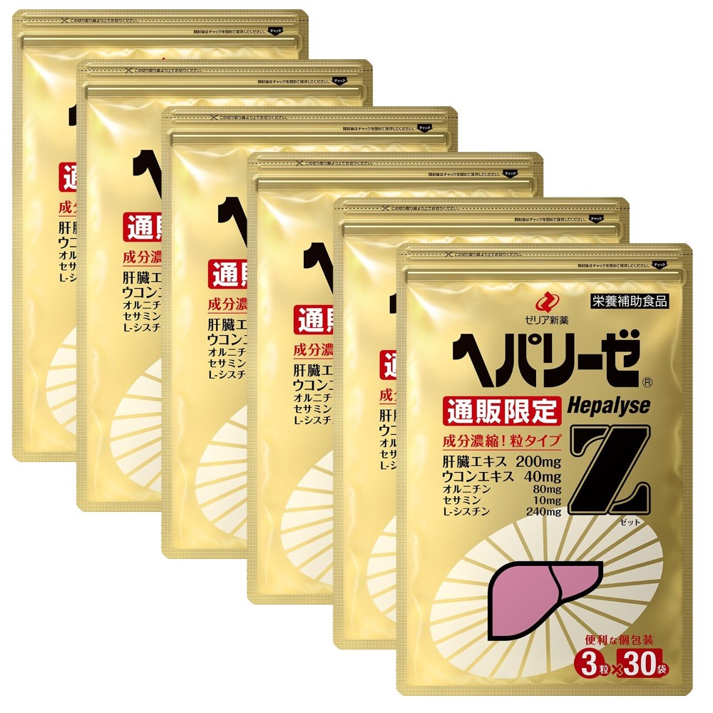 헤파리제 Hepalyse Z 간 보충제 30팩 6개