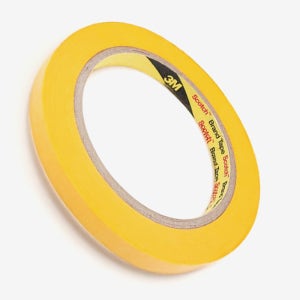 내열 마스킹테이프 고온 종이테이프 자동차 도색작업 페인팅 커버링 황색 10mm x 50M