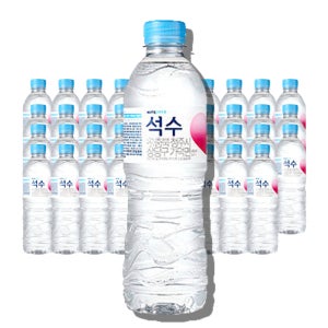 하이트진로 석수 유라벨 생수 500ml, 40개