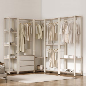 소프시스 E0등급 루밍 드레스룸 시스템행거 3400 A세트