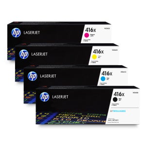 HP 416X W2040X 토너 세트 M479fdw M454dn M455dn M480f