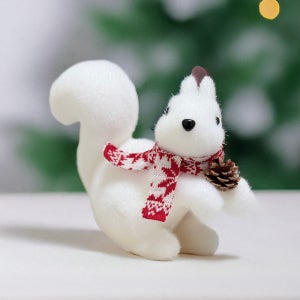 크리스마스 다람쥐 인형 (대) 장식 겨울 인테리어 소품