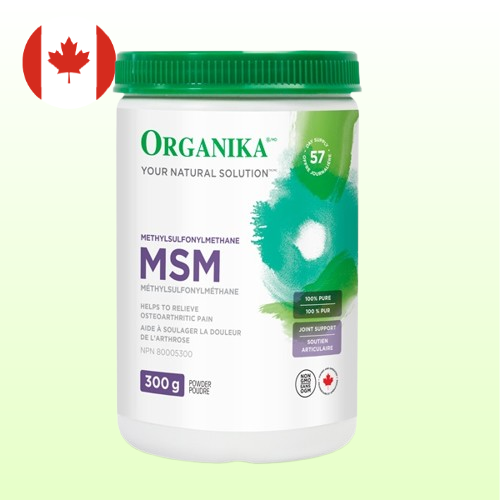 캐나다 <b>오가니카</b> 올가니카 MSM(관절 <b>연골</b>) 가루형 300g (<b>ORGANIKA</b> MSM POWDER)