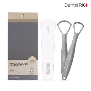 [오늘출발] 덴탈알엑스 반영구 혀클리너 파우치 포함 티타늄, 2개