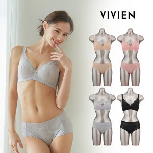 비비안 라이크라 노와이어 홈쇼핑 여성속옷 심리스 누디 브라팬티세트