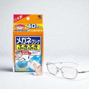 고바야시 메가네 후키후키 안경 클리너 40포 일회용 안경닦이