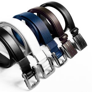 골프데이 숨쉬기 편한 소가죽 자동 남성 골프 벨트 30mm 블랙
