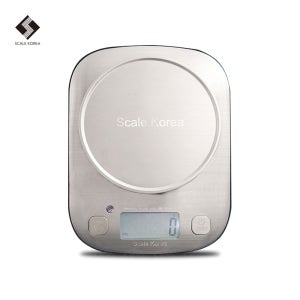 스케일코리아 SA-5A 방수 전자저울 5kg 1g 원형짐판