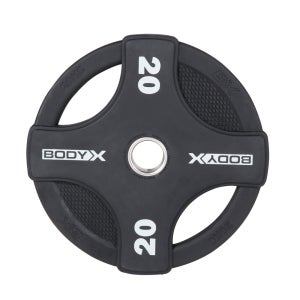 바디엑스 중량원판 바벨 헬스 플레이트 나세르 20KGx1 고급 고무소재 KG당 3300