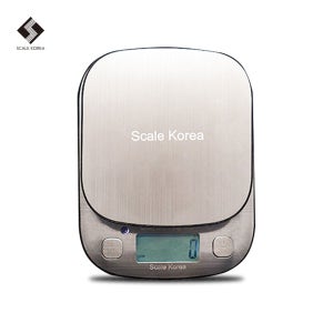 스케일코리아 SA-5B 방수 전자저울 5kg 1g 사각짐판
