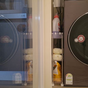 일상드로우 이동식트롤리 틈새선반 세탁실수납장 수납함 3단