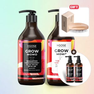 [스페셜 세트] 이고세 그로우 탈모집중 3STEP 더블토닉 세트 (+헤어브러쉬 포함)