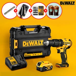 디월트 콘크리트 타공 20V 전동 해머드릴 x 5.0Ah 배터리 1개구성 DCD7781P1