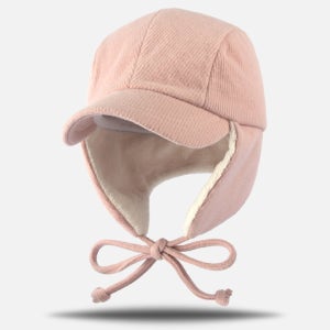 국내제작 겨울 부드러운 군밤모자 골덴 양털 방한 털 귀달이캡모자 고소모