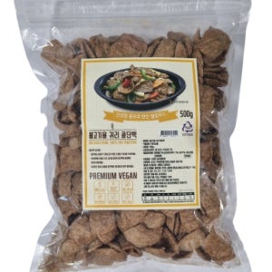 불고기용 귀리콩단백 (비건, 채식, 글루텐프리 콩고기) 500g, 1개