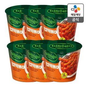 비비고 컵떡볶이110g, 6개
