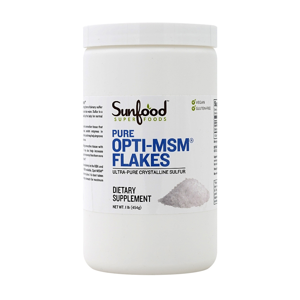 옵티-<b>MSM</b> 플레이크 454g <b>썬푸드</b> 퓨어