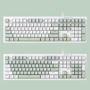 지클릭커 오피스프로 OPK50 사일런스 M RGB 무소음 방수 키보드 Greenwich CR2 108키