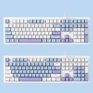 지클릭커 오피스프로 OPK50 사일런스 M RGB 무소음 방수 키보드 Sky City CR1 108키