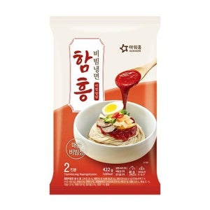 냉장 아워홈 함흥 비빔냉면 422g 1BOX (8입)