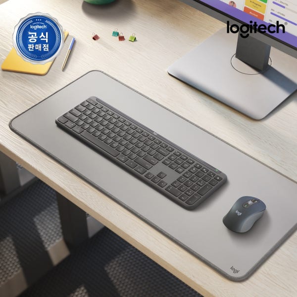 [슈퍼적립][키스킨증정][N배송] 로지텍코리아 공식 시그니처 MK950 콤보 슬림 무선 키보드 마우스 세트