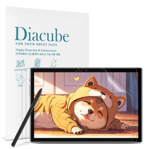 다이아큐브 태클라스트 P20HD 2세대 저반사 사각사각 종이질감 항균 블루라이트차단 액정보호필름 간편부착
