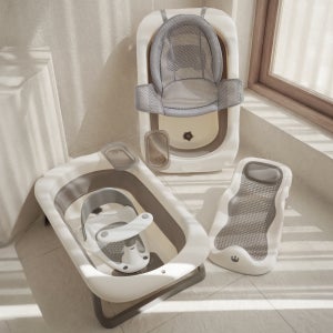 메리본 신생아 아기욕조 싱크대 목욕 접이식