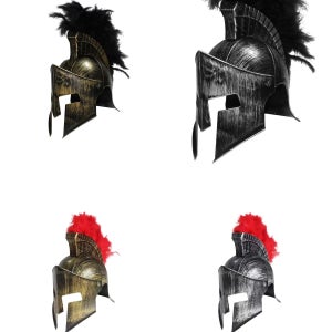 고대 로마 전사 헬멧 투구 스파르타 기사 코스튬플레이 소품 4종