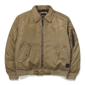 나일론 플라이트 패딩 점퍼 베이지 SDMJPFO04BEG