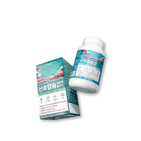 <b>우정약품</b> 산호칼슘복합제 칼마디 미국산 마그네슘 비타민D3 <b>아연</b> 4개월분