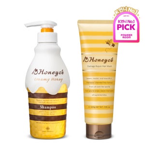 허니체 데미지 리페어 헤어팩 Y 200g+크리미 허니 샴푸 470ml