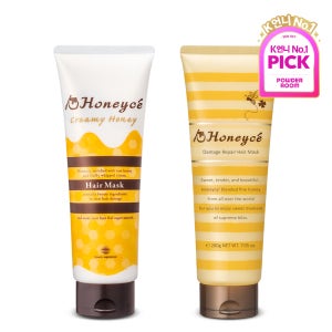 허니체 데미지 리페어 헤어팩Y 200g+크리미 허니 헤어 마스크 헤어팩 200g