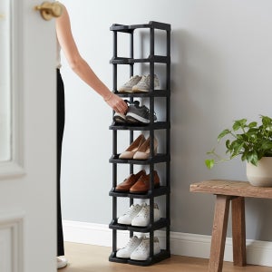 오가네 국산 간이 플라스틱 조립식 신발장 8단 원룸