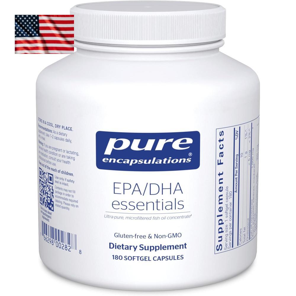 <b>Pure Encapsulations Omega3</b> <b>퓨어 인캡슐레이션 오메가3</b> 180캡슐