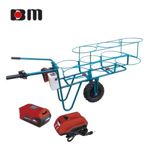 북성 충전 전동운반차 EB140S (충전기 배터리 포함) 딸기형 외발전동수레 농사카트