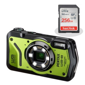 리코 PENTAX WG-8 (GREEN) + SD256GB