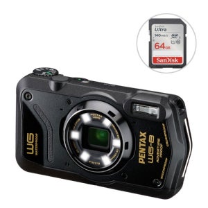 리코 PENTAX WG-8 (BLACK) + SD64GB