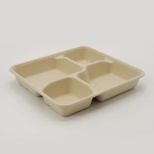 펄프 도시락용기 DP-04-M (크라프트) 300세트