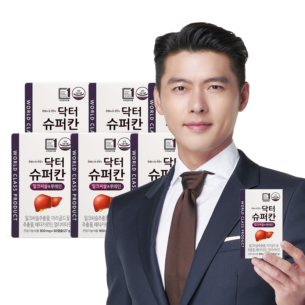 닥터슈퍼칸 밀크씨슬&amp;루테인 6박스 (6개월분) 실리마린