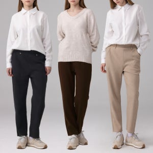 조르지오페리 3종set 여성 울라이크 팬츠 정장 밴딩 바지